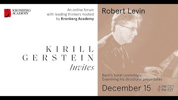 Robert Levin:  "Bach