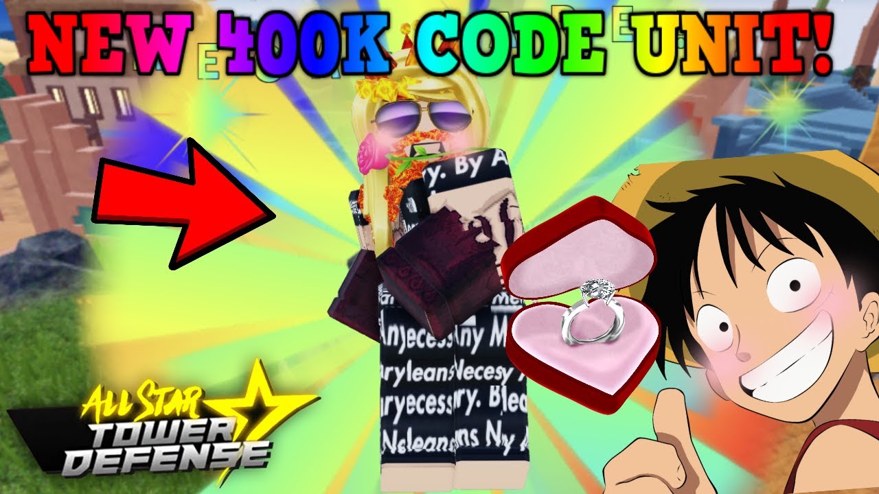 NEW CODE] USE MY CODE FOR A EXCLUSIVE UNIT! THANKS FOR 100K!!! ALL STAR  TOWER DEFENSE 