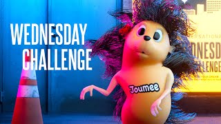 Wednesday Addams Dance Challenge 🔥 Epic dance by Joumee the Hedgehog! | #dance #wednesdayaddams