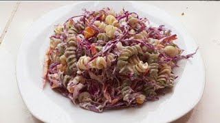 ensalada de pasta fria/ensalada con fideo