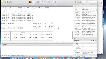 Logistic Regression with Stata
