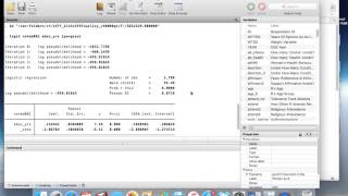 Logistic Regression with Stata screenshot 5