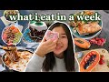 WHAT I EAT IN A WEEK DURING BREAK (intuitive and realistic)