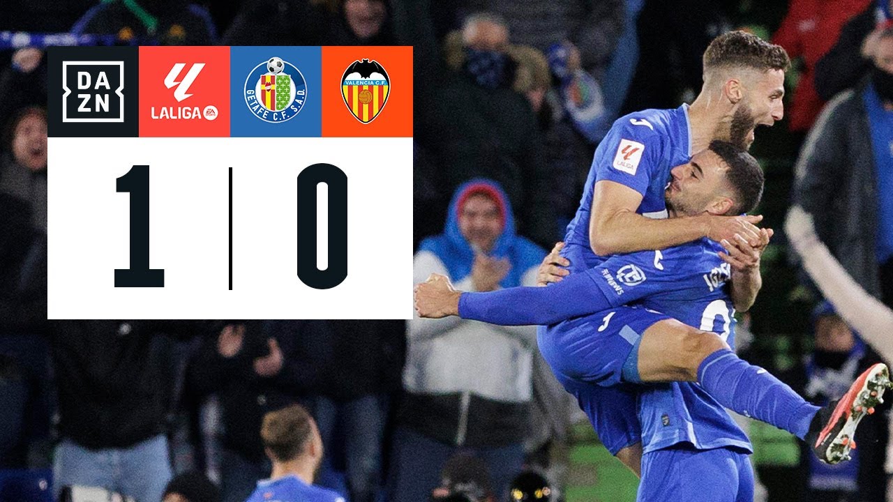 Getafe CF vs Valencia CF (1-0) | Resumen y goles | Highlights LALIGA EA ...