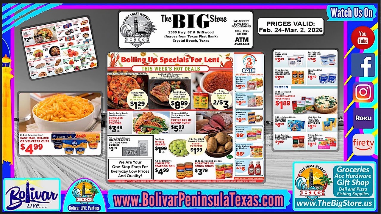 Gearing Up For Spring Break, Stock Up Each Week