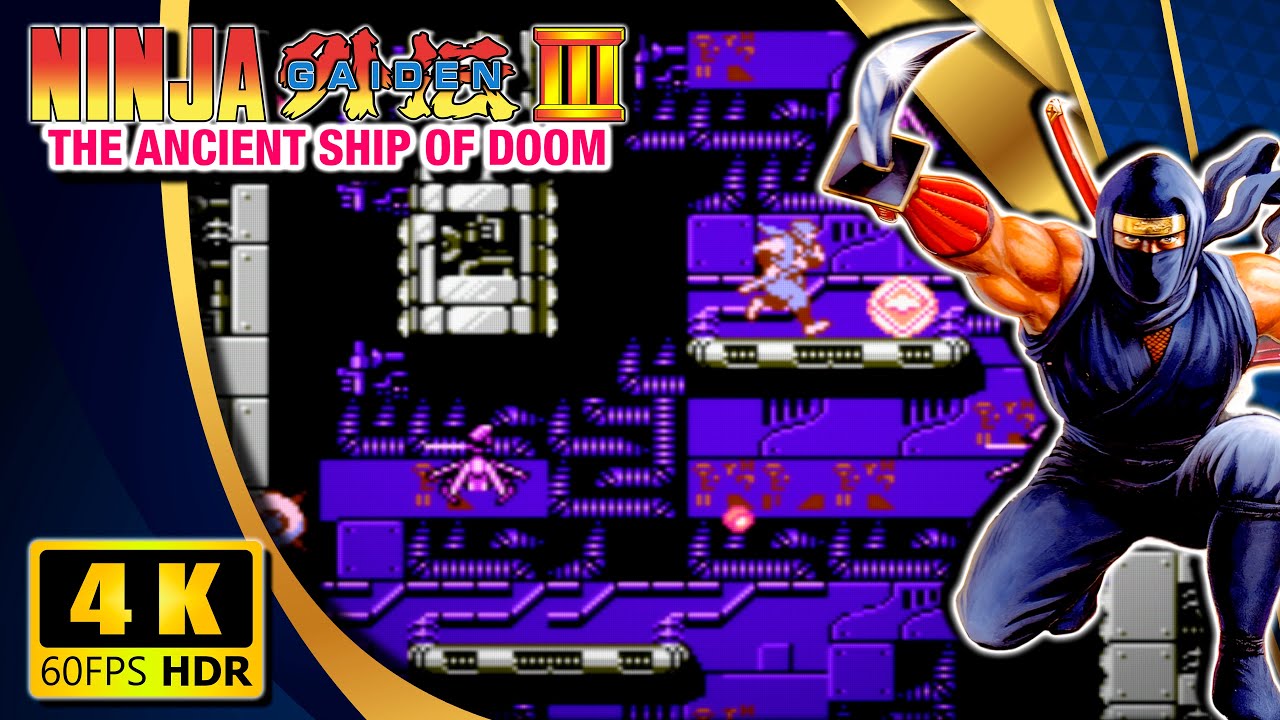 Ninja Gaiden III: The Ancient Ship of Doom (NES) 【Longplay