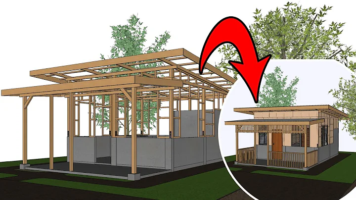 House Design | (5mx5m) 1 Bedroom, half plywood PART 1