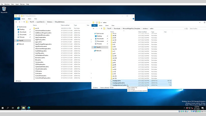 Administrative Templates ADMX for Windows Server 2022