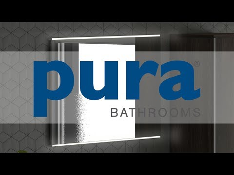 Pura Bathrooms LED mirrors can be adjusted from cold to warm tone