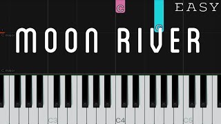 Moon River - Audrey Hepburn | EASY Piano Tutorial chords