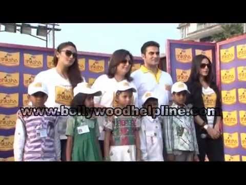 Neha Dhupia Huma Qureshi And Arbaaz Khan At Shiksha Event