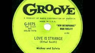 Love Is Strange by Mickey & Sylvia on 1956 Groove 78. chords