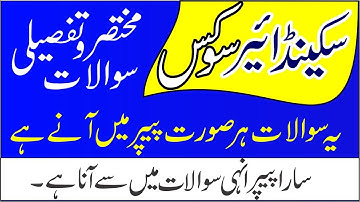 12th Class Civics Guess paper 2022-2nd Year Civics pairing Scheme 2022 -Civics important question