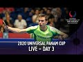 LIVE Day 3 - Morning | ITTF 2020 Pan Am Cup