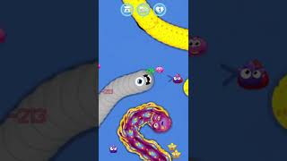 worms Zone gameplay 🐍😱🥶 io biggest snake gaming video #wormszone #viral #cacingbesar #youtube #video