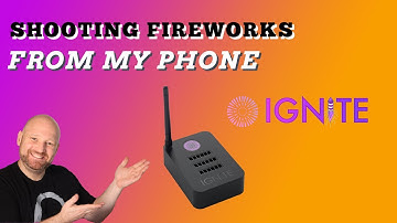 Shooting Fireworks Show With Ignite Firing System From My Phone