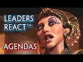 Civilization 6 🌟 All Leaders React Based on their Agenda (Cutscenes)