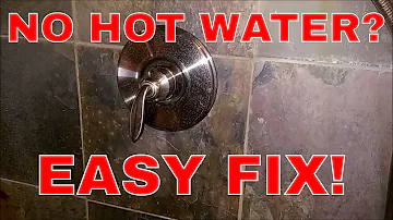 Fixing A Single Handle Shower Fixture With No Hot Water!