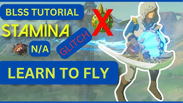BLSS Tutorial - Learn How to FLY- Easy Guide - Zelda Breath of the Wild #botw #glitch #speedrun