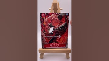 I made Zoro as a diorama with One Piece Cards