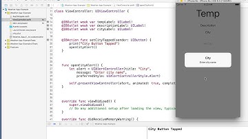 2 Weather App Xcode 7 AlertController