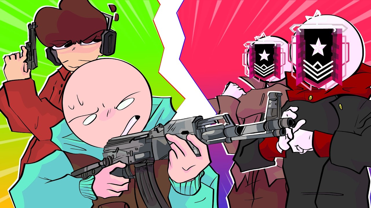 Can 5 Idiots Beat 2 Pros? (Rainbow Six Siege)