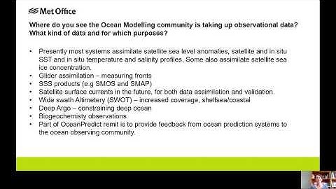 Assimilation and ocean forecasting perspective