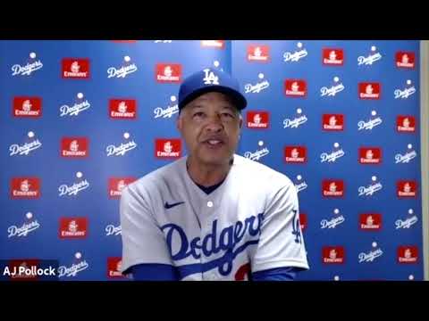 Dodgers postgame: Dave Roberts praises Dustin May, questions if Padres threw at Justin Turner