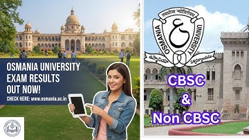 OSMANIYA UNIVERSITY LO CBCS & NON CBCS REVLUATION RESULTS RELEASED.#viral #result #release #checknow