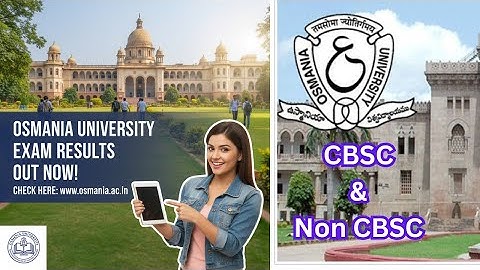 OSMANIYA UNIVERSITY LO CBCS & NON CBCS REVLUATION RESULTS RELEASED.#viral #result #release #checknow