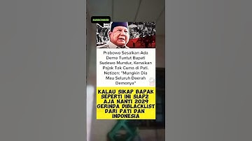 prabowo sesalkan ada demo.. #beritaviral #prabowo #presidenprabowo #demo #trending #fyp #fypviral