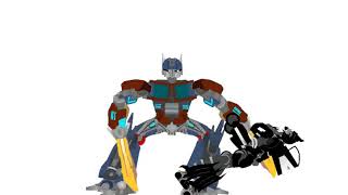 Dc2 animation test: cybertron Optimus prime