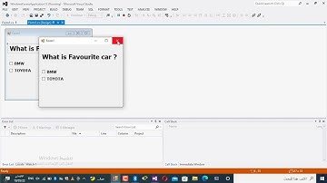 20  الواجهات interfaces  شرح مفهوم checkbox وربطها مع buttons على برنامج visual studio  لغة #c