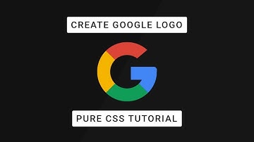 How To Create A Google Logo Using HTML CSS Tutorial