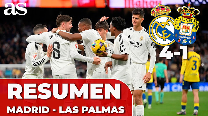 RESUMEN y GOLES del REAL MADRID 4 - LAS PALMAS 1: LALIGA tiene nuevo LÍDER | NARRACIÓN CARRUSEL