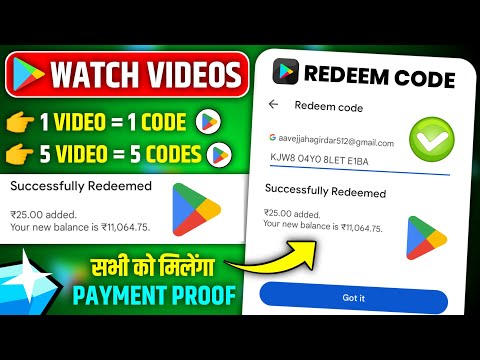 101% Free Redeem Code For Google Playstore At ₹0/- 