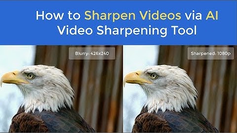 How to Sharpen Videos via AI Video Sharpening Tool  | AVCLabs Video Enhancer AI
