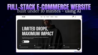 I Built a Full-Stack E-commerce Website using AI in 10 Minutes | Hostinger Horizons