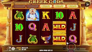 SOME GAME PLAY - 100x SPINS - GREEK GODS Online SLOTS - PRAGMATIC PLAY screenshot 1