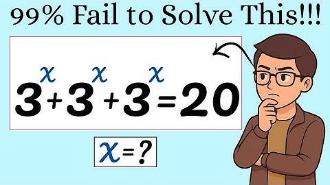 Germany || can you solve? || Nice Olympiad Math Exponential Algebric Problem
