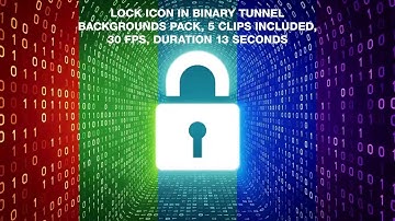 Lock In Binary Tunnel Backgrounds Pack Motion Graphics