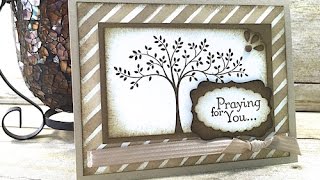 Simply Simple FLASH CARD - Thoughts & Prayers Sympathy Card by Connie Stewart