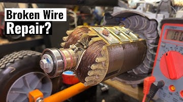 No Power - Broken Rotor Wire Repair