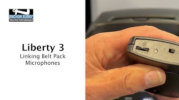 Linking Wireless Belt Pack Microphones with the Anchor Audio Liberty 3