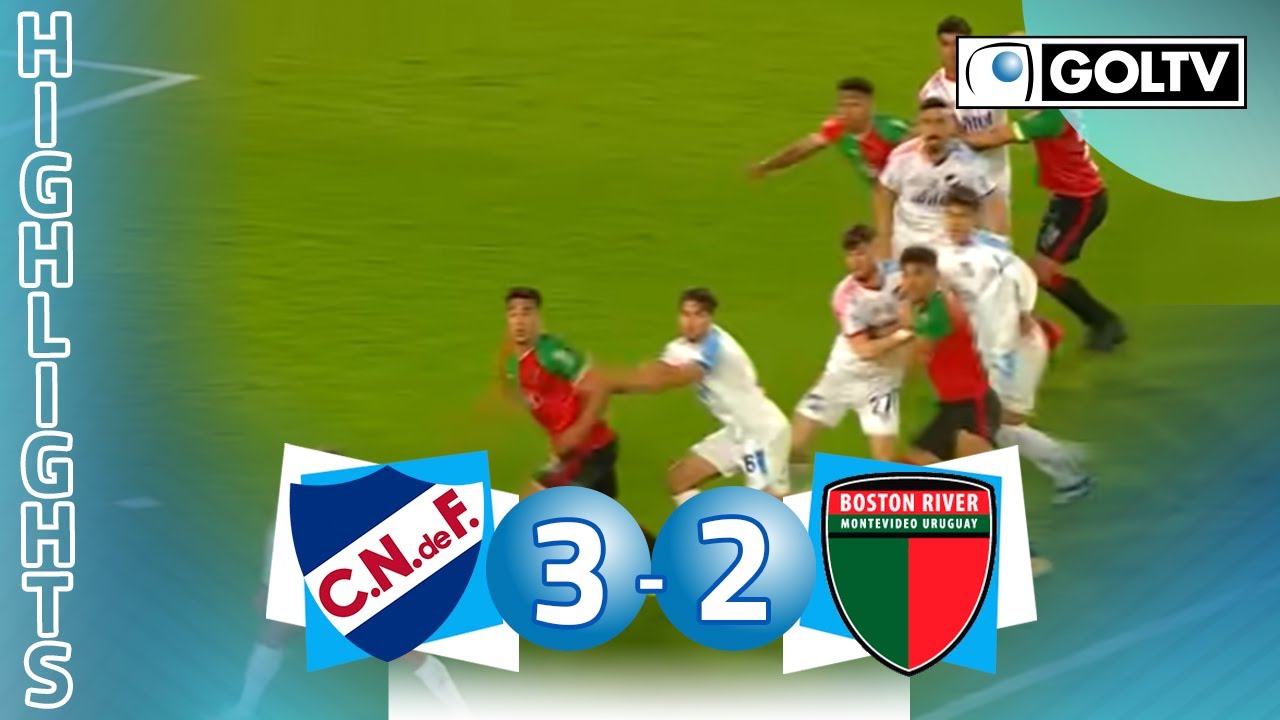 Nacional 3 - 2 Boston River | GOLES | Primera División de Uruguay - YouTube