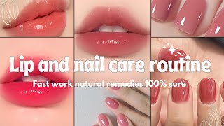Ultimate long nails and pink lips at home how to get pink lips screenshot 4