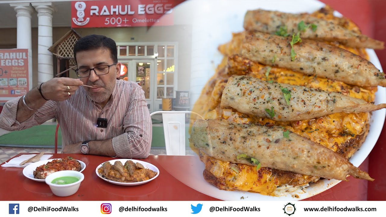 Let's Chill-Out/Food Walk @ World Street, Faridabad I 500+ Varieties of Omelette + Belgian Chocolate