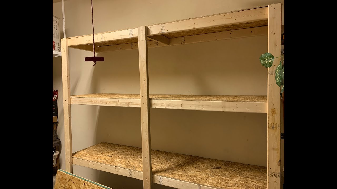 How to Make Garage Shelves (Includes Material Details ...