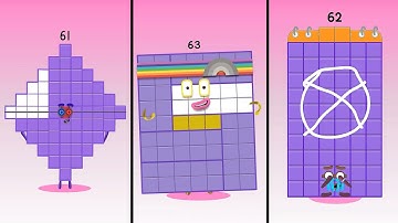 Sprunki OC Numberblocks 61, 62, 63 | Incredibox Compilation #sprunki #incredibox #numberblocks