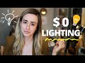 ZOOM LIGHTING HACKS 💡 | Beginner "how to" for cheap zoom lighting that ROCKS using household lights